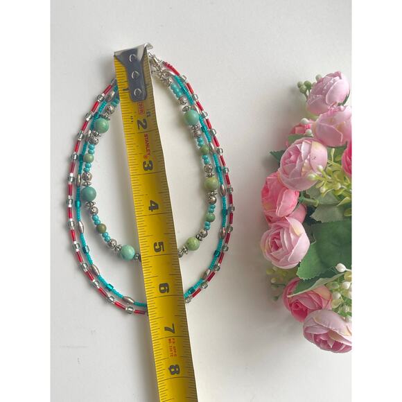 Vintage Hand beaded Set Of 3 Chokers - Picture 7 of 8